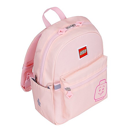 Genti, rucsacuri - Rucsac Casual LEGO Tribini Joy Small - design Emoji - roz pastel