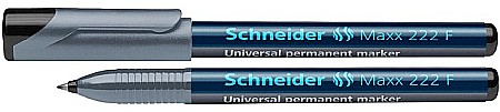 Markere universale - Universal permanent marker SCHNEIDER Maxx 222 F, varf 0.7mm - negru