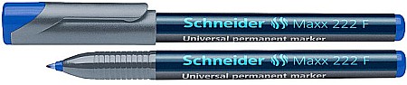 Markere universale - Universal permanent marker SCHNEIDER Maxx 222 F, varf 0.7mm - albastru