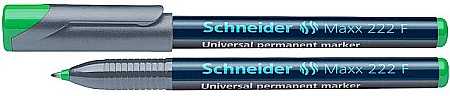 Markere universale - Universal permanent marker SCHNEIDER Maxx 222 F, varf 0.7mm - verde