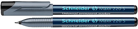 Markere universale - Universal permanent marker SCHNEIDER Maxx 220 S, varf 0.4mm - negru