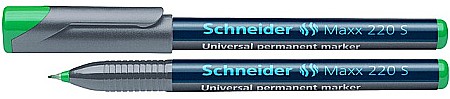 Markere universale - Universal permanent marker SCHNEIDER Maxx 220 S, varf 0.4mm - verde