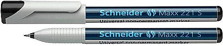 Markere universale - Universal non-permanent marker SCHNEIDER Maxx 221 S, varf 0.4mm - negru