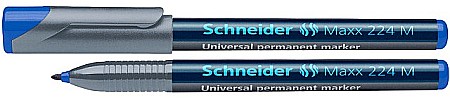 Markere universale - Universal permanent marker SCHNEIDER Maxx 224 M, varf 1mm - albastru