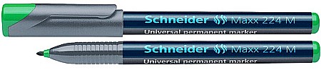 Markere universale - Universal permanent marker SCHNEIDER Maxx 224 M, varf 1mm - verde