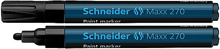 Marker cu vopsea SCHNEIDER Maxx 270, varf rotund 1-3mm - negru