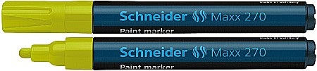Markere cu vopsea - Marker cu vopsea SCHNEIDER Maxx 270, varf rotund 1-3mm - galben