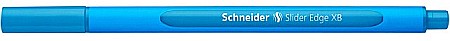 Pixuri fara mecanism - Pix SCHNEIDER Slider Edge XB, rubber grip, varf 1.4mm - scriere bleu