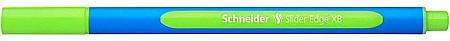 Pixuri fara mecanism - Pix SCHNEIDER Slider Edge XB, rubber grip, varf 1.4mm - scriere vernil