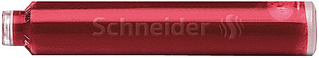 Patroane cerneala SCHNEIDER, 6buc/set - rosu