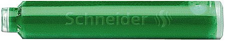 Patroane cerneala SCHNEIDER, 6buc/set - verde