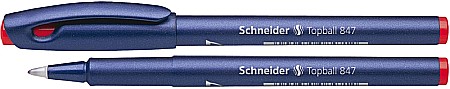 Rollere - Roller SCHNEIDER Topball 847, varf cu bila 0.5mm - scriere rosie