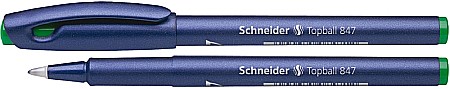 Rollere - Roller SCHNEIDER Topball 847, varf cu bila 0.5mm - scriere verde