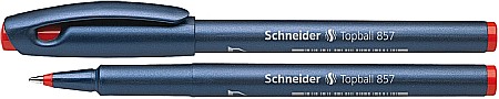 Rollere - Roller SCHNEIDER Topball 857, varf cu bila 0.6mm - scriere rosie