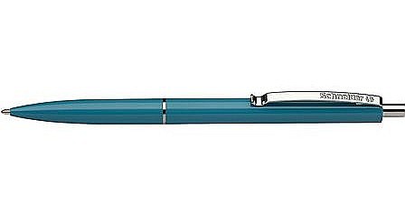 Pix SCHNEIDER K15, clema metalica, corp verde - scriere albastra