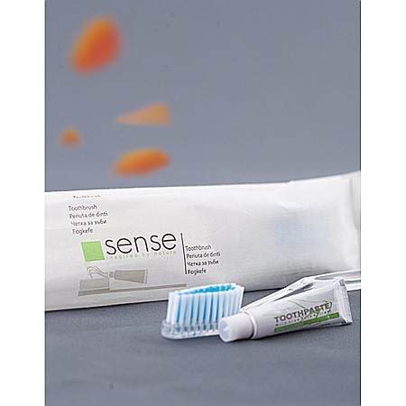 Cosmetica si accesorii Hoteliere - Set dentar Sense periuta+pasta de dinti 5gr 500 buc/cutie