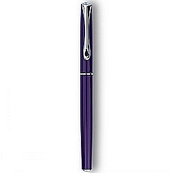 Stilouri si rezerve - Stilou Diplomat Traveller, cu penita M, din otel inoxidabil - deep purple