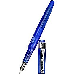 Stilouri si rezerve - Stilou DIPLOMAT Magnum, cu penita EF, din otel inoxidabil - demo blue