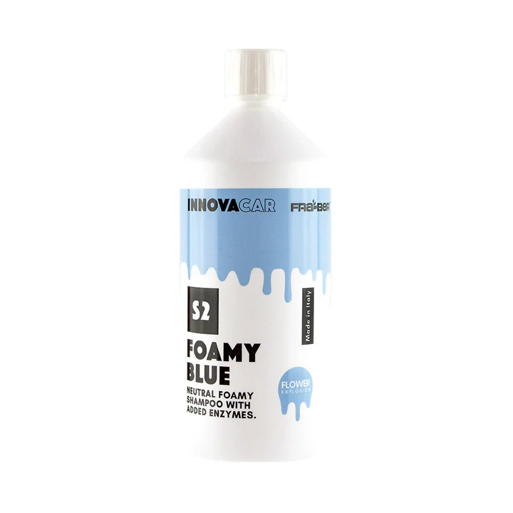 S2 FOAMY COLOR BLUE - șampon auto colorat cu pH neutru, spumă albastră Snow Foam [1]