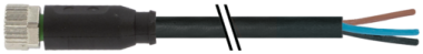 MURR - 7000-08041-6100500, M8 FEMALE CABLE 3X0.25 [1]