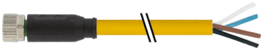 MURR - 7000-08061-0110500, M8 FEMALE CABLE 4X0.25 [1]