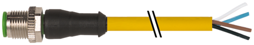MURR - 7000-12021-0340150, M12 MALE CABLE 4X0.34 [1]