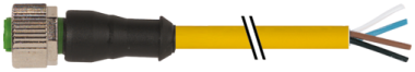 MURR - 7000-12221-0141000, M12 FEMALE CABLE 4X0.34 [1]