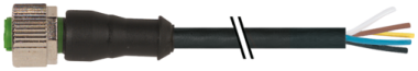 MURR - 7000-12241-6150500, M12 FEMALE CABLE 5X0.34 [1]