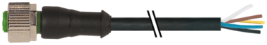 MURR - 7000-12341-6150500, M12 FEMALE CABLE 5X0.34 [1]