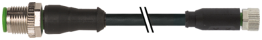 MURR - 7000-40581-6110200, M12 MALE / M8 FEMALE CABLE 4X0.25 [1]