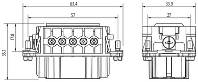 MURR - 70MH-EB010-ES03020, B10 FEMALE 10 POLE SCREW T 500V 16A [2]