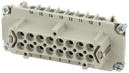 MURR - 70MH-EB016-FS03020, B16 FEMALE 16 POLE SCREW T 500V 16A [1]