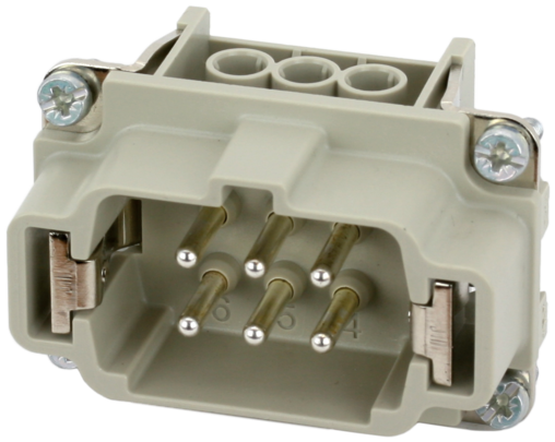 MURR - 70MH-ES006-DS03020, B6 MALE 6 POLE SCREW 500V 16A [1]