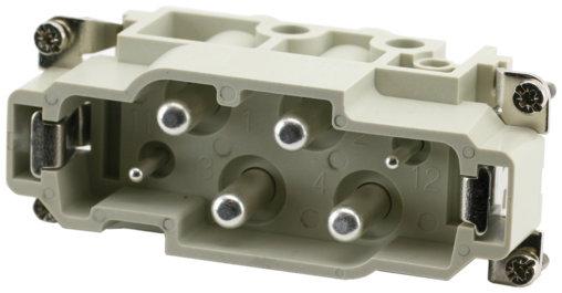 MURR - 70MH-ES4U2-FS04000, B16 MALE 4+2-POLE, SCREW T, 830/400 V, 80/16 A [1]