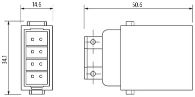 MURR - 70MH-MAH1C-0000000, GBIT MODULE MALE [2]