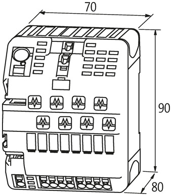 MURR - 9000-41068-0600000, MICO BASIC 8.6 ELECTRONIC CIRCUIT 8 CHANNELS [2]