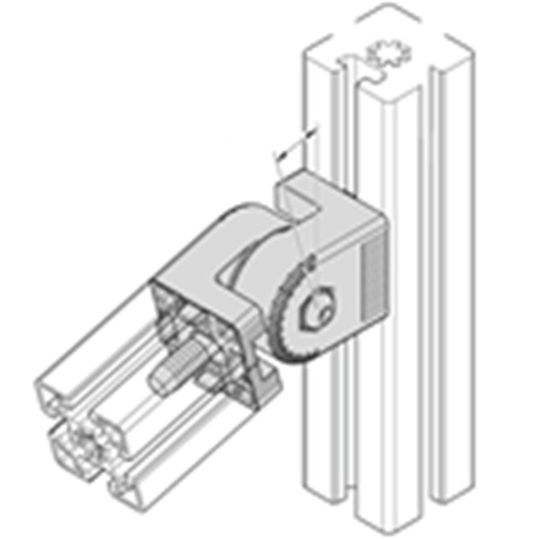 REXROTH - 3842546564, ARTICULATIE 45X45 LOCKABLE [1]