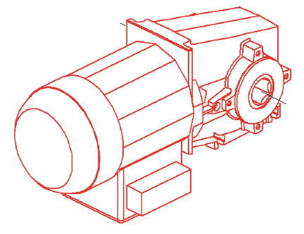 REXROTH - 3842558108, MOTOR CU REDUCTOR GKM16-3 19/714B-D [1]