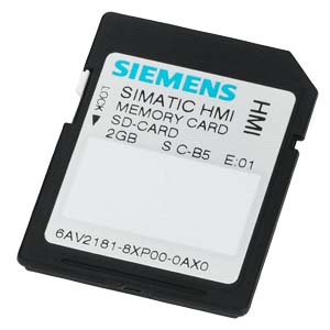 SIEMENS - 6AV21818XPOO0AX0, SIMATIC SD MEMORY CARD 2 GB SECURE DIGITAL CARD [1]