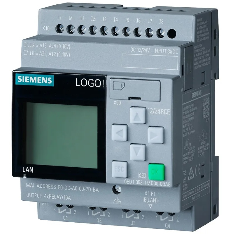 SIEMENS - 6ED1052-1MD00-0BA0, RELEU PROGRAMABIL LOGO!12/24RCE  [1]