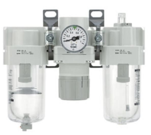 SMC - AC40-F03-A, AIR FILTER + REGULATOR + LUBRICATOR [1]
