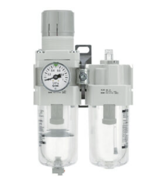 SMC - AC60A-F10-B, FILTER REGULATOR + LUBRICATOR [1]