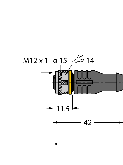 TURCK - RKC4.4T-5/TEL, M12 CABLU [2]