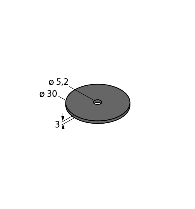 TURCK - TW-R30-B320, RFID HF TAG R30 [2]