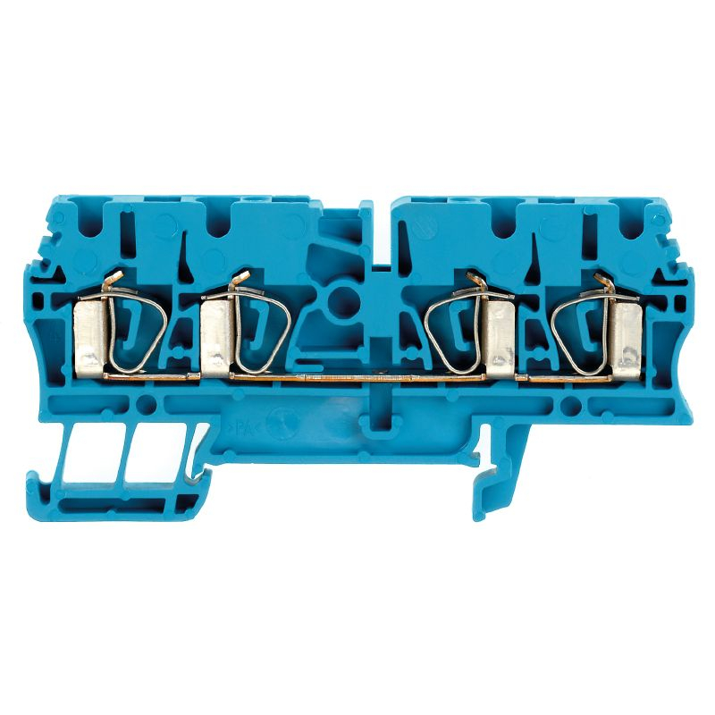 WEIDMUELLER - 1608580000, CLEMA ZDU 2.5/4AN BL [1]