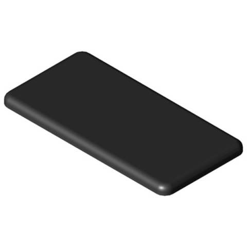 ACCESORII - ITEM - 0.0.026.02,  Cap 8 80x40, black