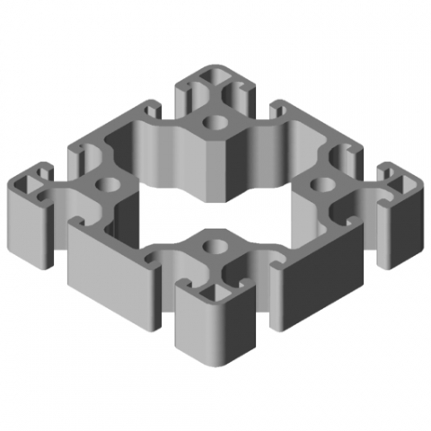 PROFILE - ITEM - 0.0.265.80,  PROFIL 8 80x80 LIGHT