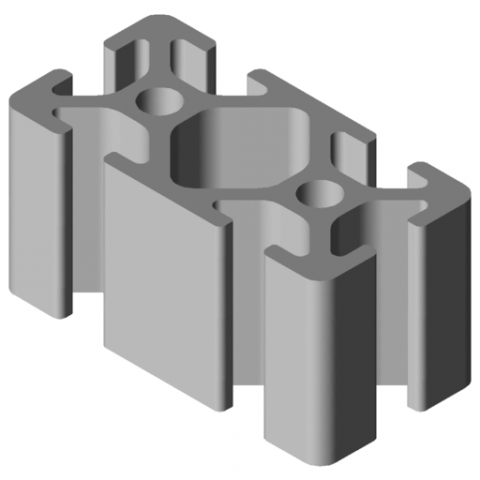 PROFILE - ITEM - 0.0.370.04,  PROFIL 5 40X20 3X3000Mmm