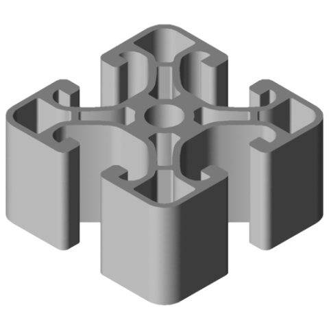 PROFILE - ITEM - 7.0.000.09,  PROFIL 8 40x40 E