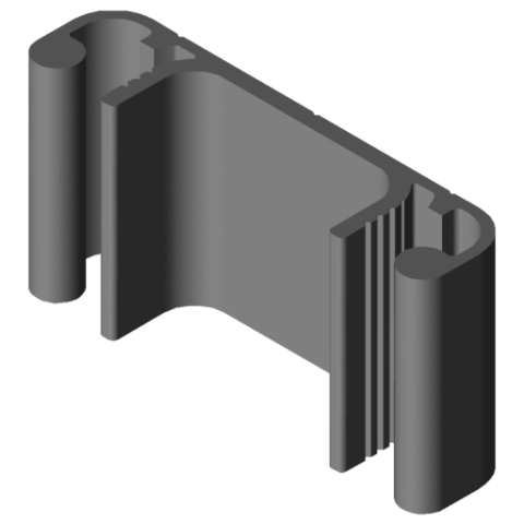 PROFILE - ITEM - 7.0.001.46,  LID PROFILE D40 E